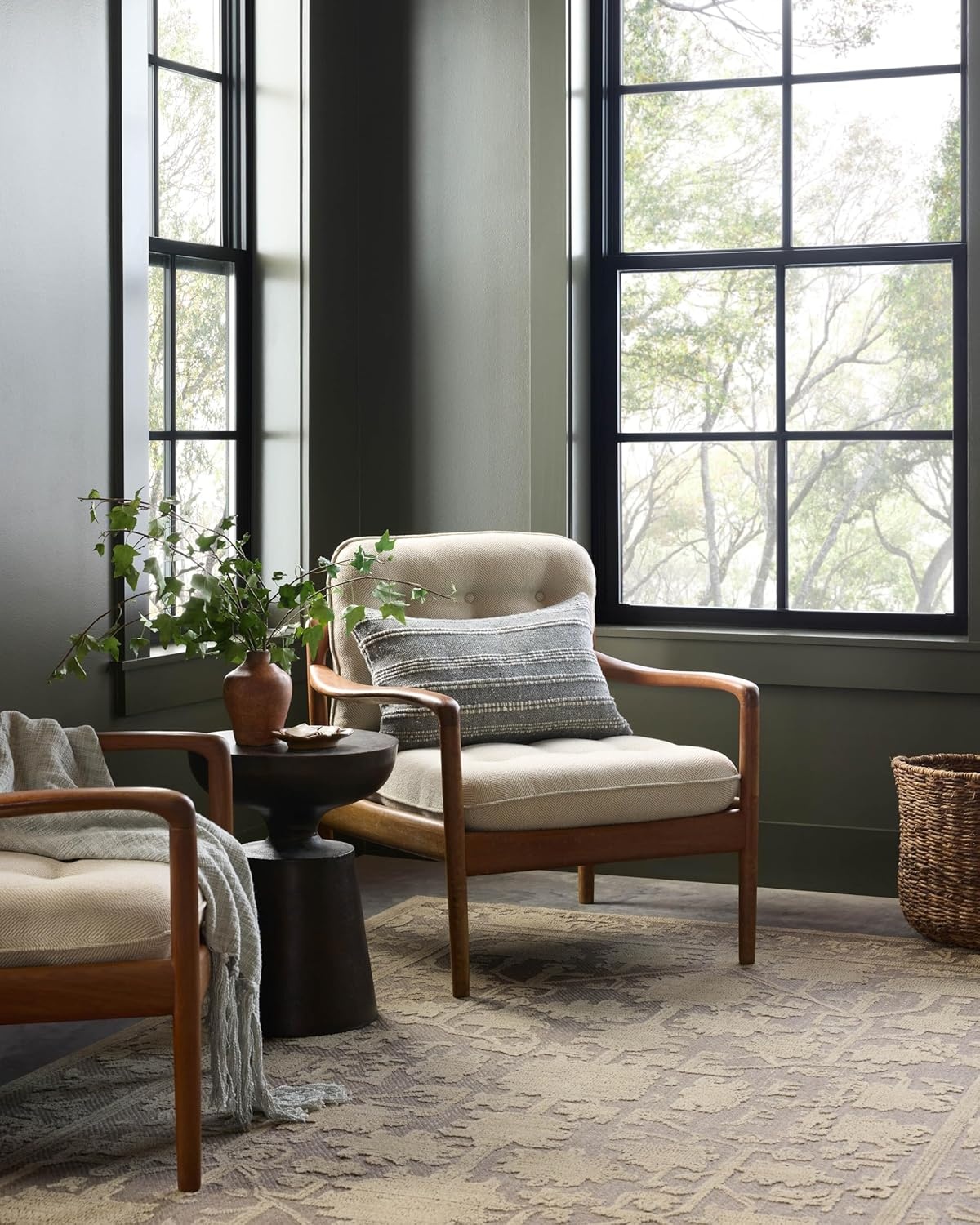 image:imageLoloi Magnolia Home by Joanna Gaines Gloria BarkKhaki 50 x 76 Area RugBark Khaki