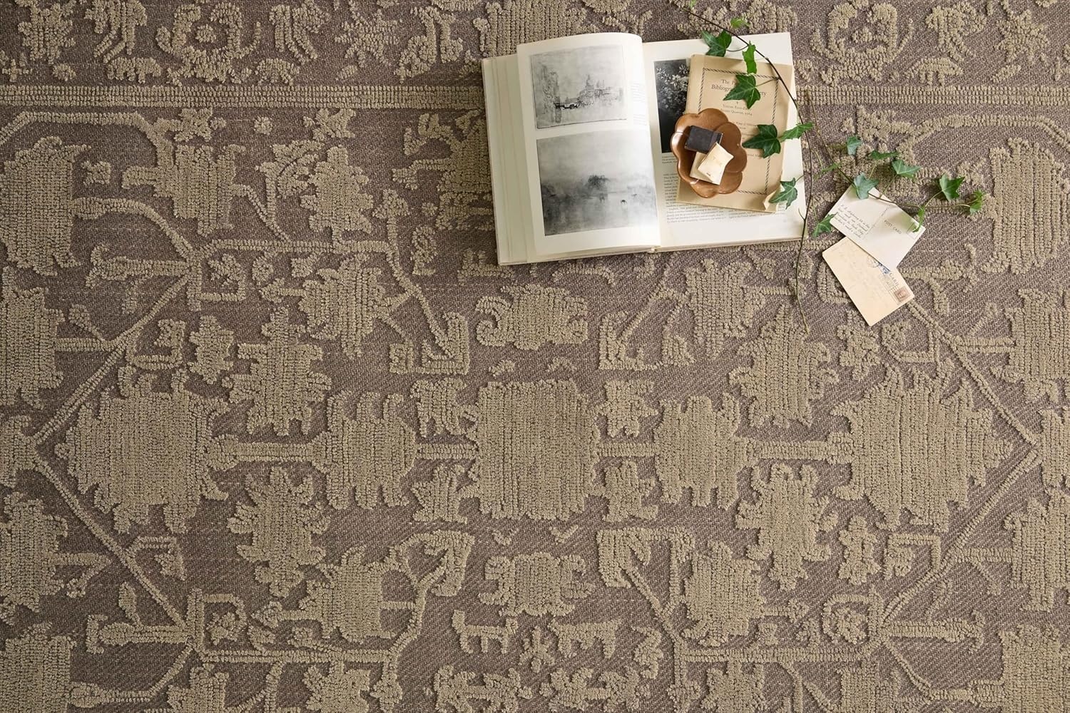 image:imageLoloi Magnolia Home by Joanna Gaines Gloria BarkKhaki 50 x 76 Area RugBark Khaki