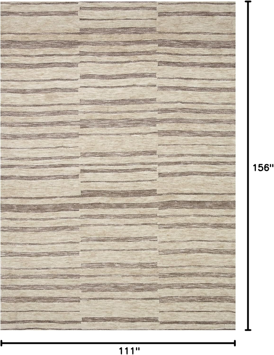 image:imageLoloi Neda Collection NED06 NaturalSlate 50 x 76 Area RugNatural Taupe