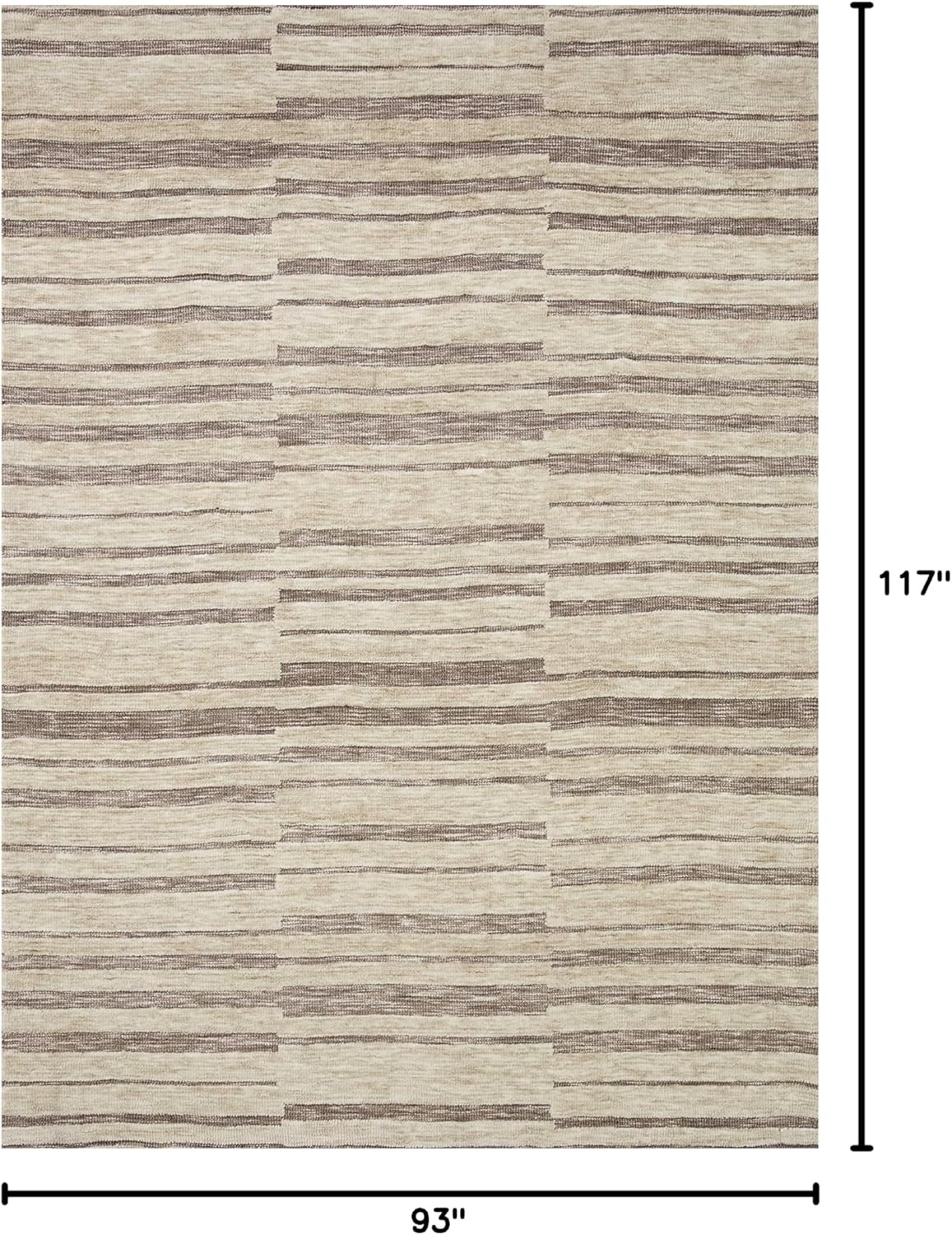 image:imageLoloi Neda Collection NED06 NaturalSlate 50 x 76 Area RugNatural Taupe