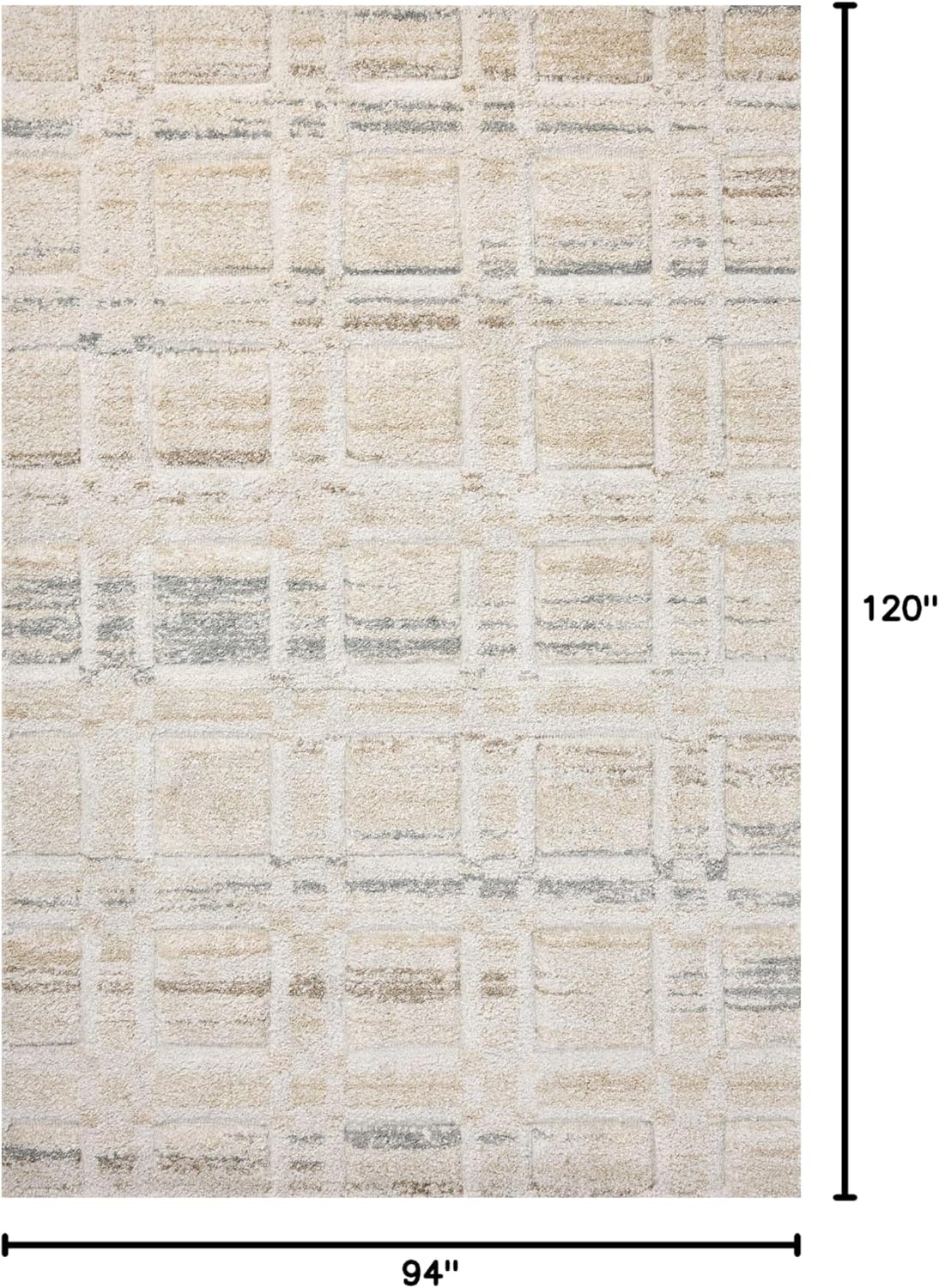 image:imageLoloi Silas MochaChampagne 53 x 78 Area RugBone Multi