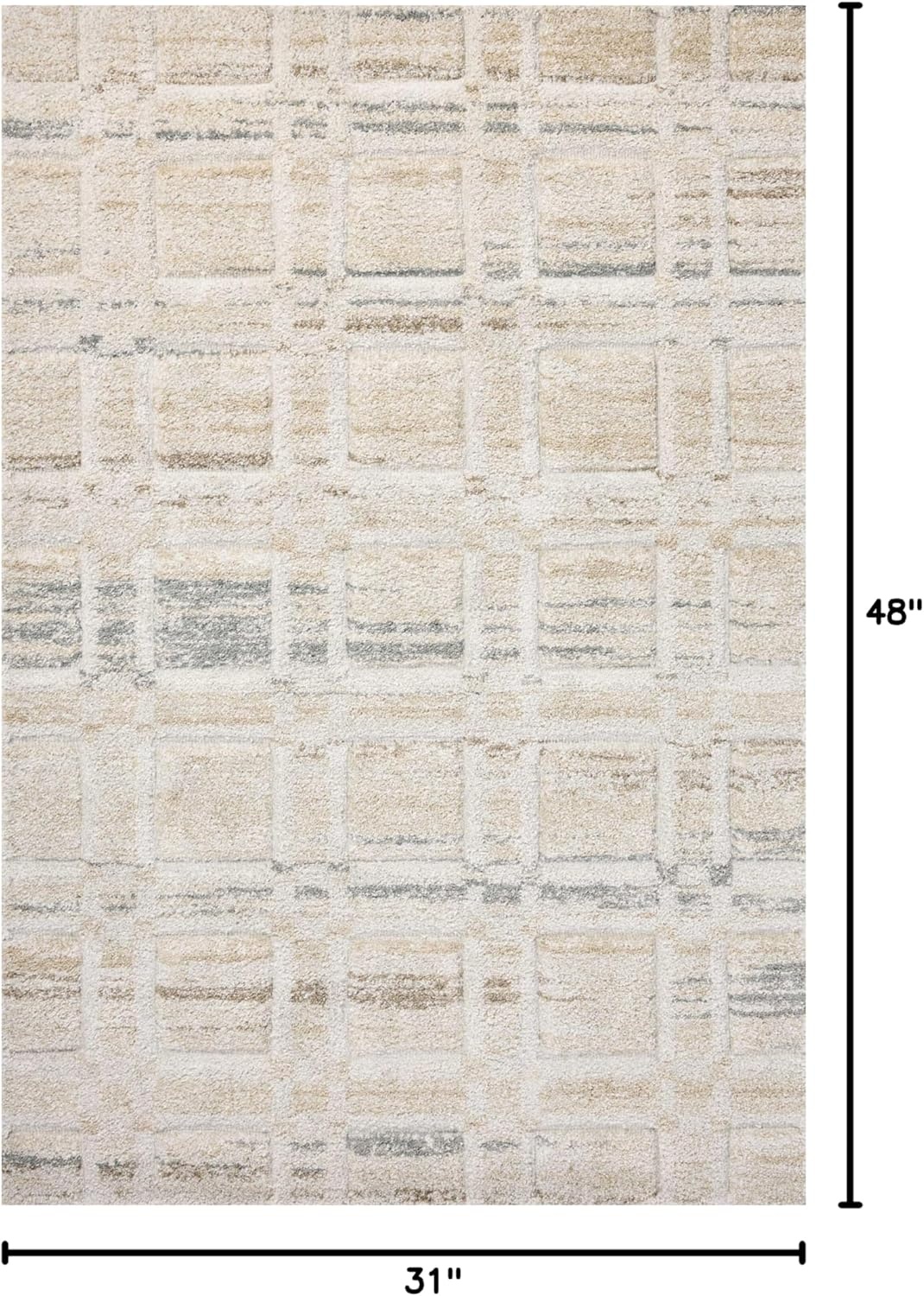 image:imageLoloi Silas MochaChampagne 53 x 78 Area RugBone Multi