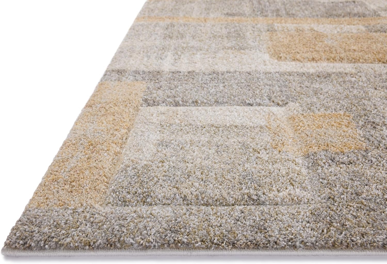 image:imageLoloi Silas MochaChampagne 53 x 78 Area RugStone Wheat