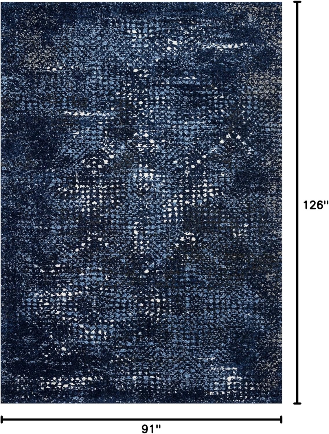 image:imageLoloi Viera Grey 53 x 77 Area RugDark Blue Light Blue