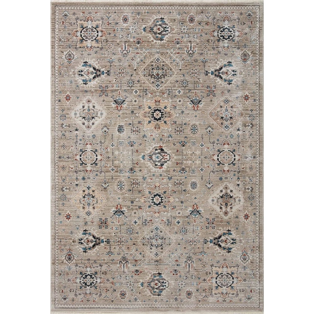 image:imageLoloi Leigh Collection LEI04 SilverMulti 53 x 76 Area RugSilver Multi