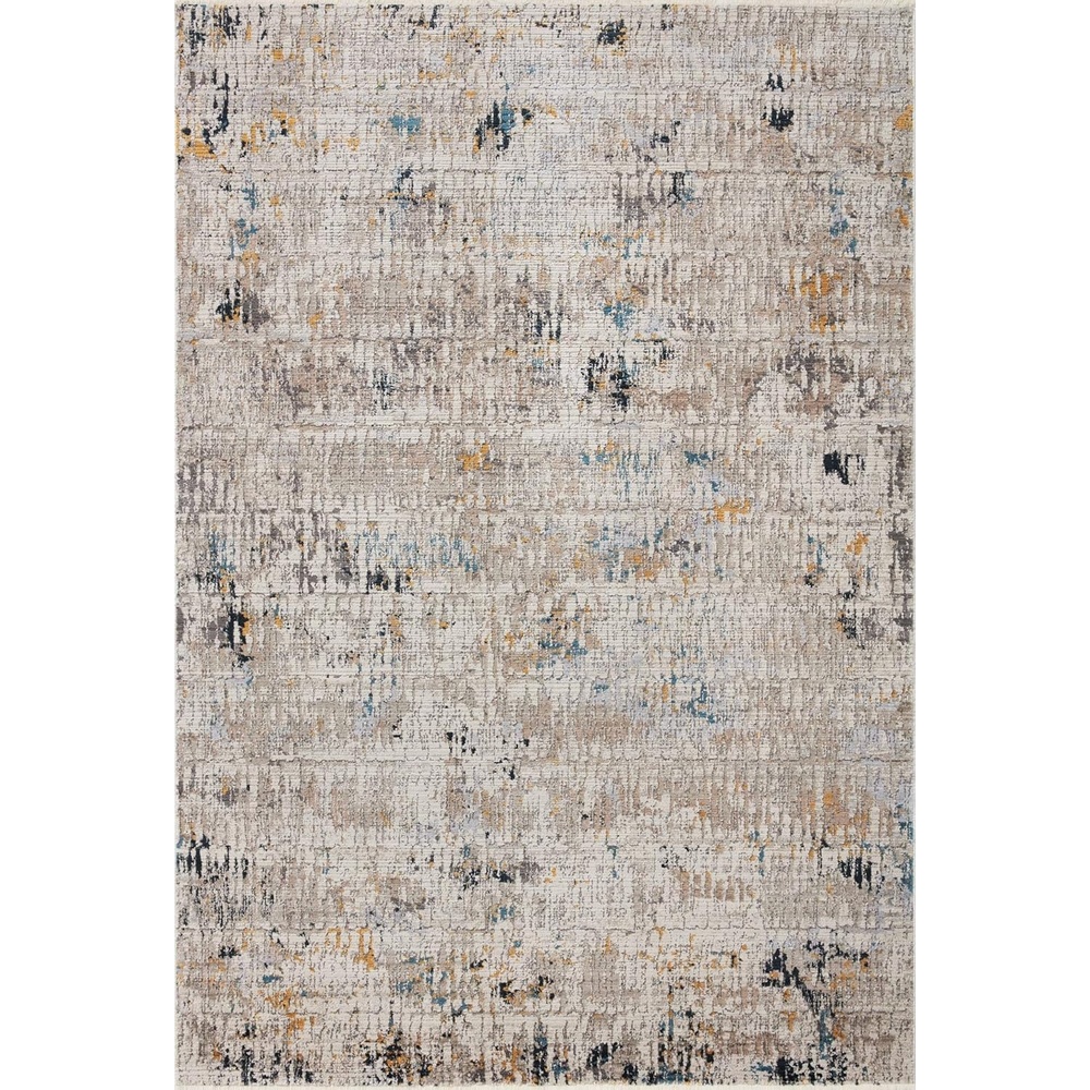 image:imageLoloi Leigh Collection LEI04 SilverMulti 53 x 76 Area RugSlate Denim