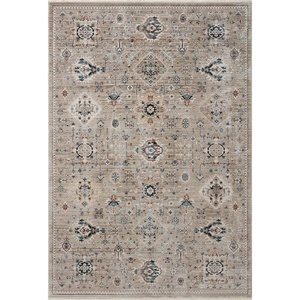 Loloi Leigh Collection LEI-04 Silver/Multi 5′-3″ x 7′-6″ Area Rug(Gray;gray)