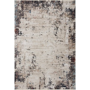 Loloi Leigh Collection LEI-04 Silver/Multi 5′-3″ x 7′-6″ Area Rug(Ivory / Straw)