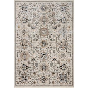 Loloi Leigh Collection LEI-04 Silver/Multi 5′-3″ x 7′-6″ Area Rug(Ivory / Taupe)