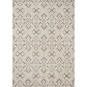 Loloi Neda Collection NED-06 Natural/Slate 5′-0″ x 7′-6″ Area Rug(Natural / Ivory)