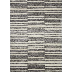 Loloi Neda Collection NED-06 Natural/Slate 5′-0″ x 7′-6″ Area Rug(Natural / Slate)