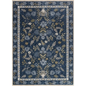 Loloi Rifle Paper Co Kismet Navy 7′-10″ x 10′-10″ Area Rug