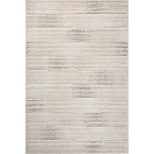 Loloi Silas Mocha/Champagne 5′-3″ x 7′-8″ Area Rug(Fog / Natural)